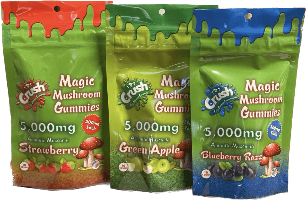  Crush Magic Mushroom Gummies 