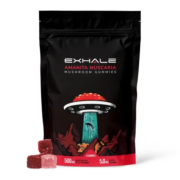 Exhale Magic:Amanita Mushroom Gummies