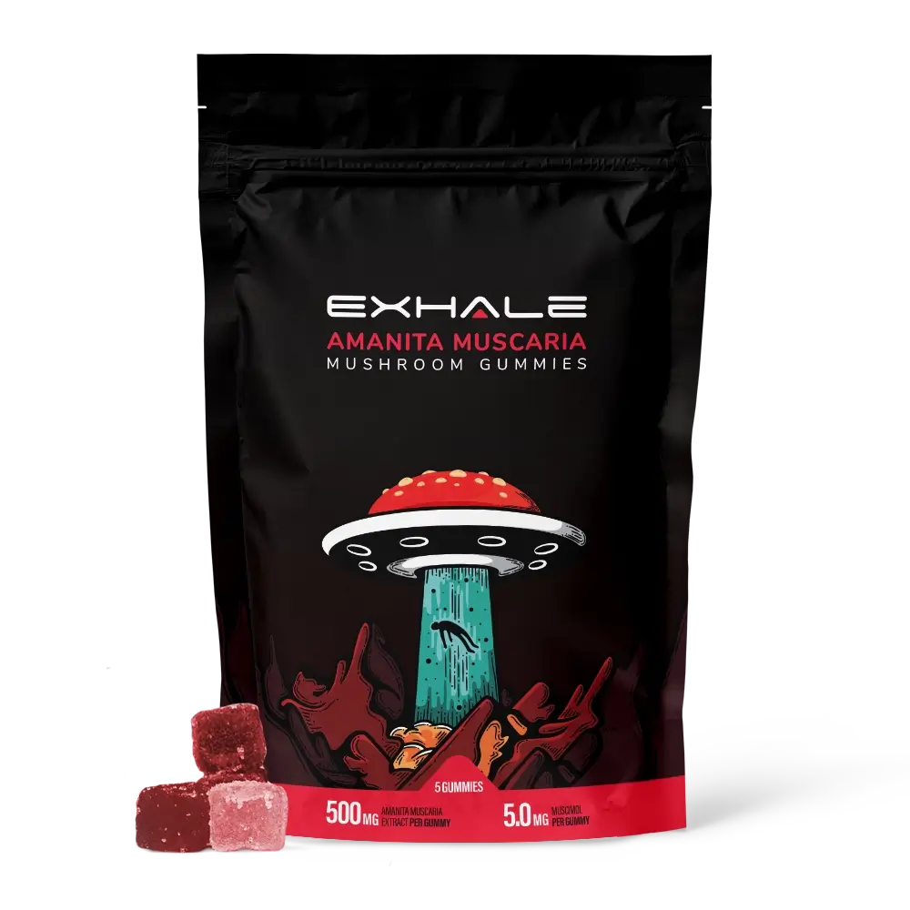 Exhale Magic:Amanita Mushroom Gummies