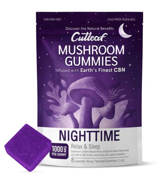  Nighttime - Cutleaf Mushroom Gummies 